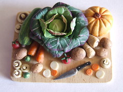 Large Vegetable Board 1:12th Scale