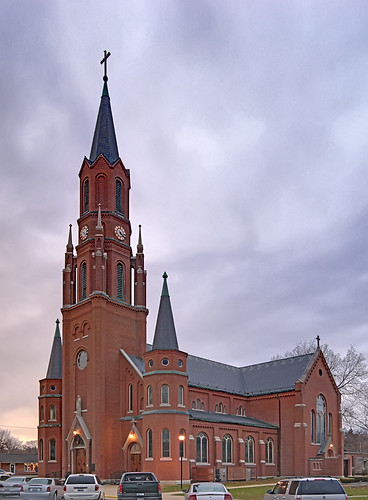 Saint Mary Roman Catholic Church, in Carlyle, Illinois, USA - exterior 1