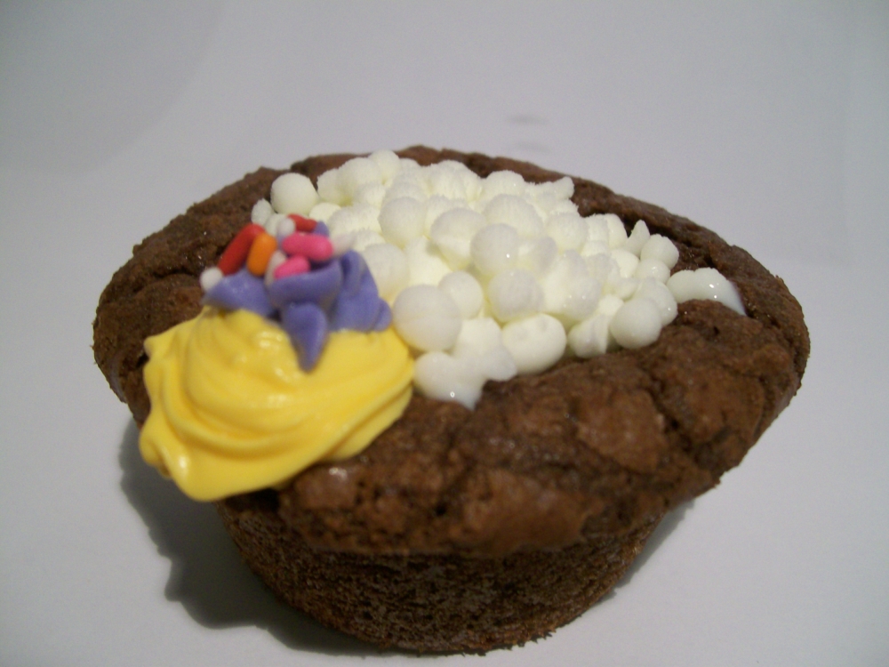 Brownie cupcake
