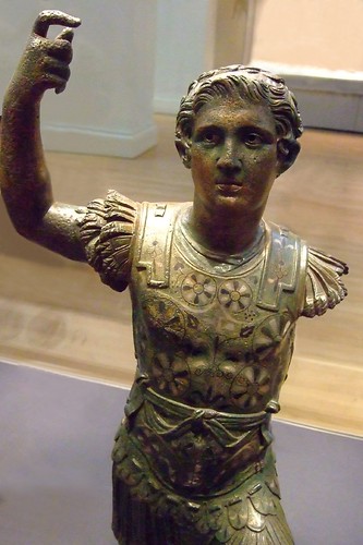 Statuette of Emperor Nero 54-68 CE Silver and Gold by mharrsch.