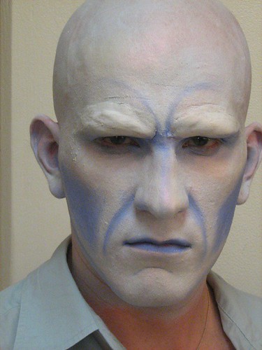 fantasy stage makeup. Fantasy Makeup (Mr. Freeze):