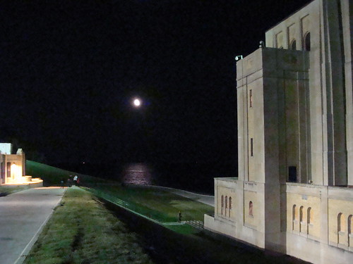 Moon over filtration plant