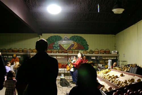 music in the produce market