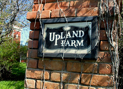 Upland farm sign