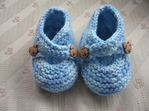 Finished booties