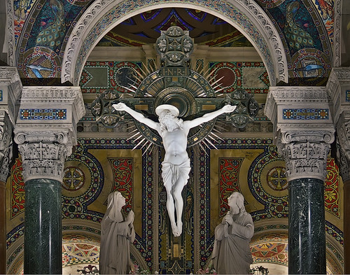 Cathedral Basilica of Saint Louis, in Saint Louis, Missouri, USA - crucifix