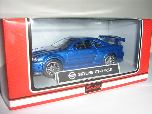 nissan skyline r34 blue. Nissan Skyline GT-R (R34)