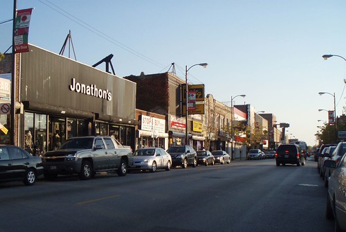 S. Michigan Avenue commercial strip