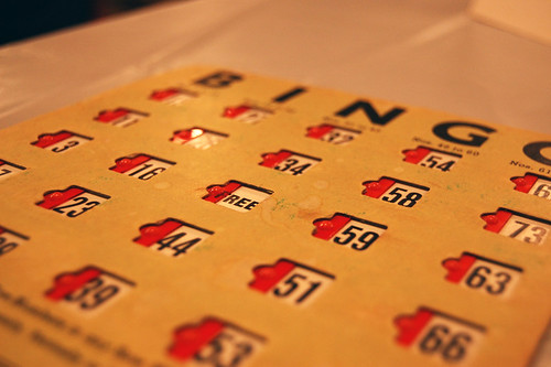 Bingo Board by Catherine V, on Flickr
