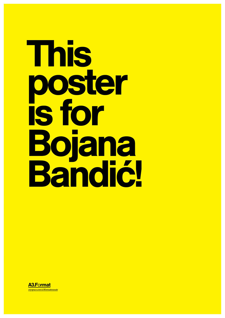 This print is for Bojana Bandić by: Filip Bojović - RS