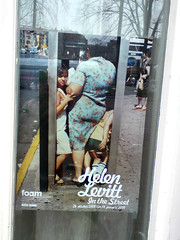 poster in the city of Amsterdam: Helen Levitt In The Street by Jarr Geerligs