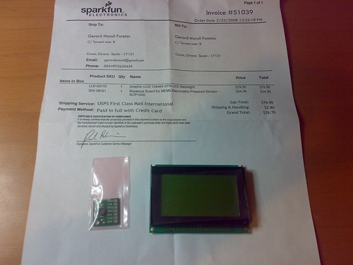 Sensor de pressiÃ³ i LCD