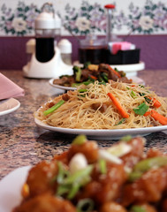 Asian Food on Table