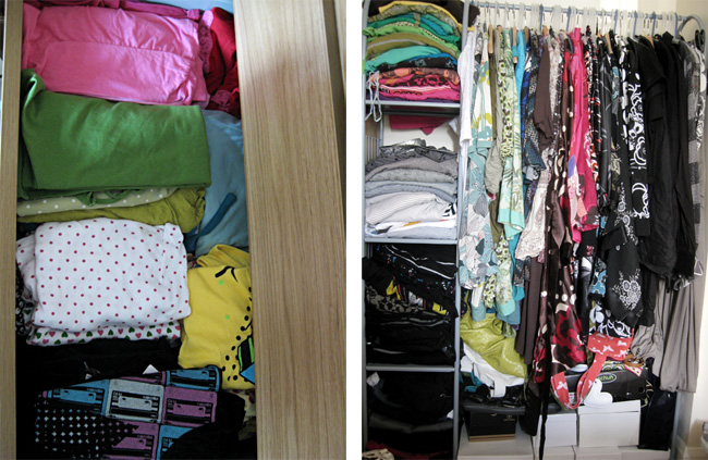 Organising my wardrobe