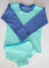 Colorblock Tee and Undies Set - Size 4