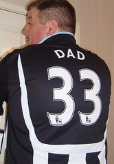 my toon top, showing 'Dad 33' on it (flickr)