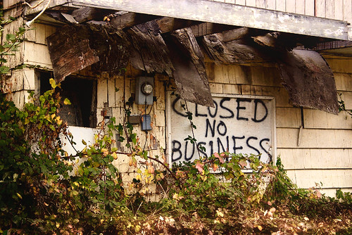 Closed. No business. by Faye Pekas