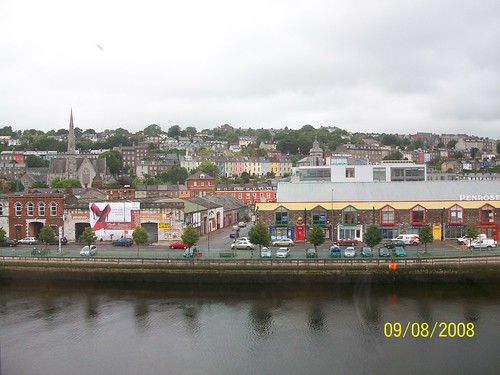 Ireland  Cork - view from our room at Jury's Inn