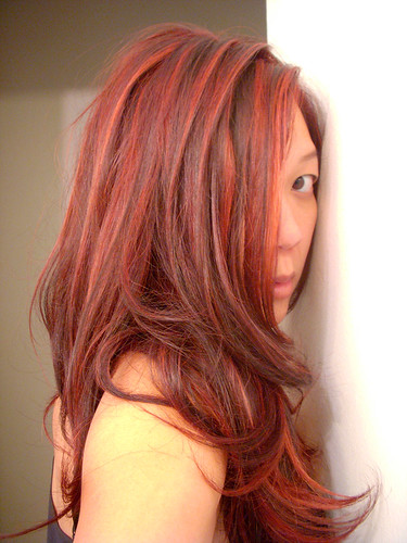 burgundy hair colour. Fall 2008 Hair Color