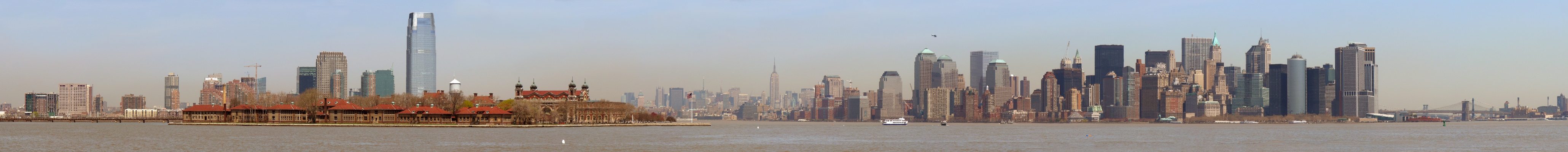 Panorama de Manhattan (4121x400)