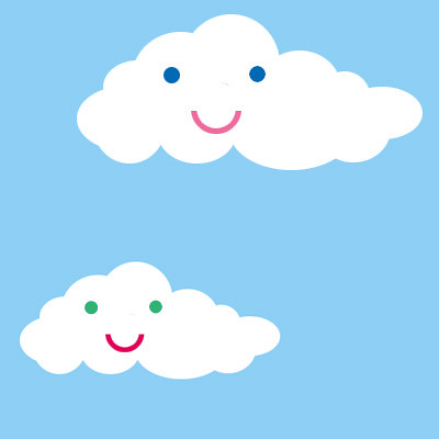 clouds wallpaper. smiling clouds wallpaper