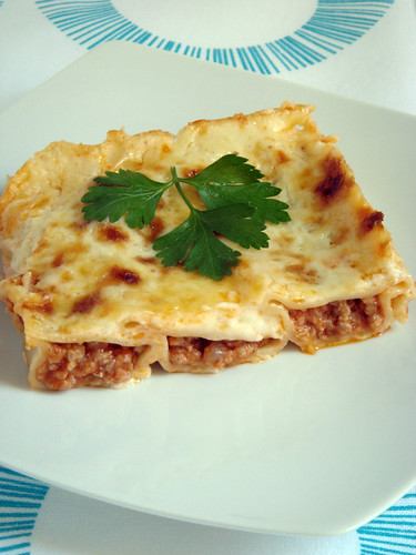 Canelloni with minced meat
