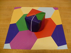Fujimoto Cube with 16-gon Iris Closure
