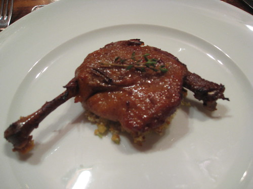 Restaurant Roberta Sudbrack - Glazed Duck on Couscous with Cauliflower