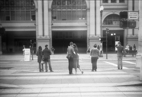 in front of the Ferry Building