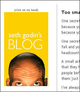 seth godin's blog