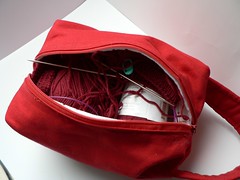 Project bag with WIP