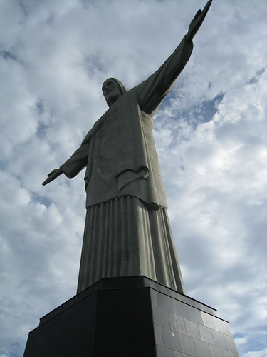 Christo redeemer with chopped off hand