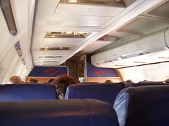 Southwest Airlines airplane interior