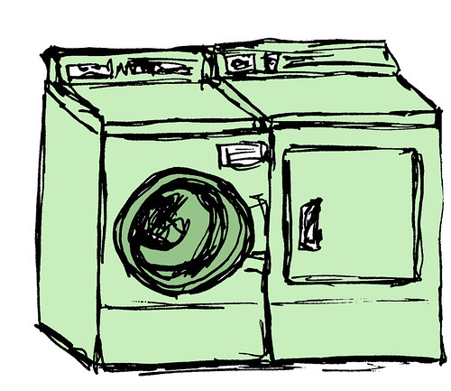 the GREEN CrunchyClean Washer/Dryer