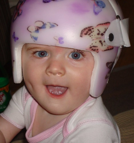 Mia and her Helmet