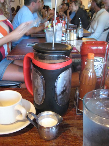 French Pressed Coffee @ Griddle Cafe by you.