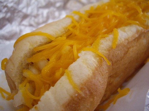 Coney Dog with Cheese from Village Coney (Columbus, OH)