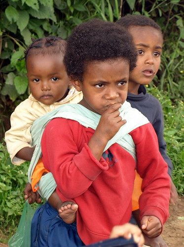 Niños en Kolfe Keranyo (Addis Abeba)