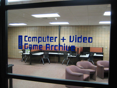 Computer &amp; Video Game Archive Sign
