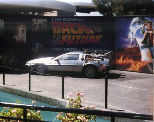 Unviersal Studios Back To The Future Car by skittleydoo04