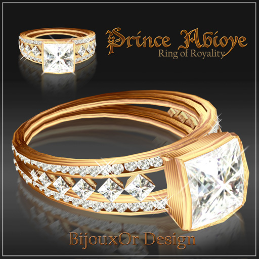 Ring gold Abioye white