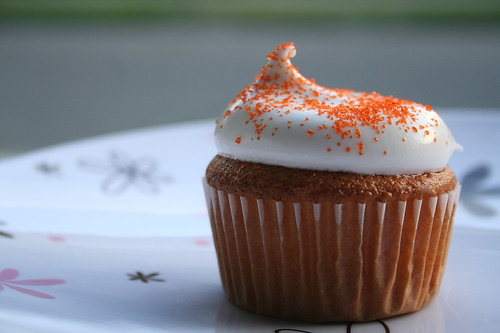 orange dreamsicle cupcake