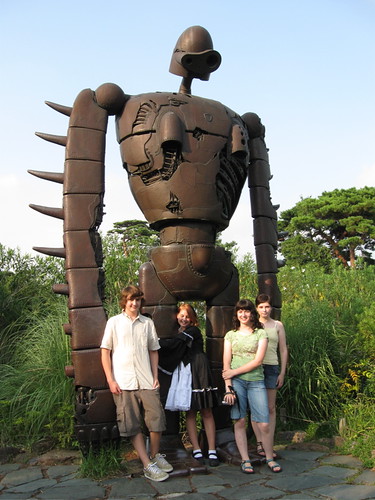 Giant Robot outside Studio Ghibli Museum