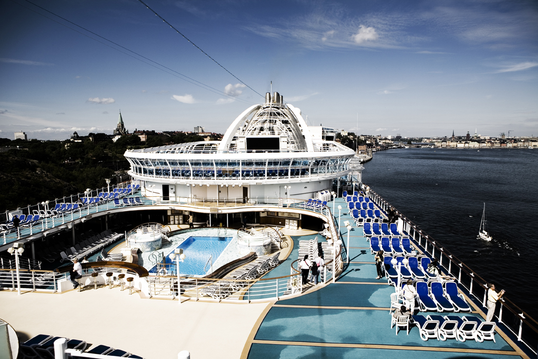 Crown Princess Cruise Ship at Stockholm, Sweden