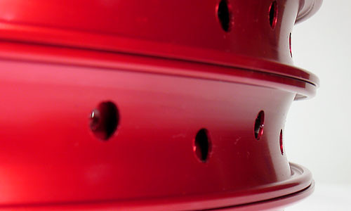 Red Anodized Rims - Available Now!