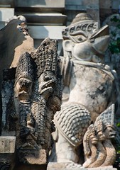 Nagas and Garuda on Ratchabaruna