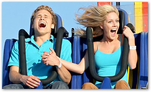 Heidi Montag, Spencer Pratt on Roller Coaster