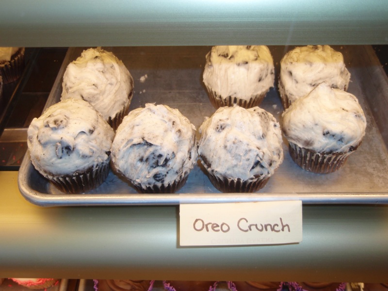 Oreo Crunch cupcakes at Martha's Country Bakery