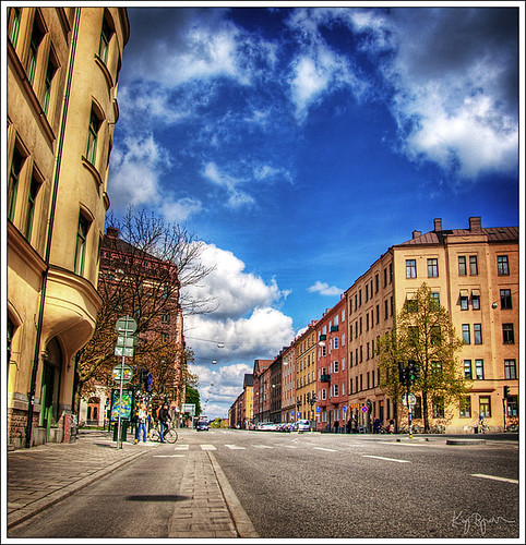 Spring in Stockholm by Kaj Bjurman.