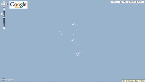 Marokau and Ravahere Atolls - Google Map (1-800,000)